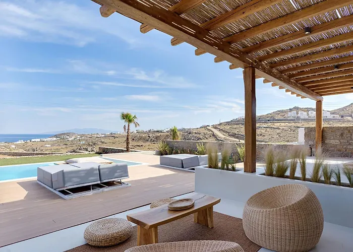 فيلة Yasemin - Mykonos Paradise - Views - Pool - Large Garden كالافاتيس