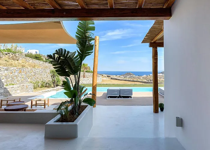 Yasemin - Mykonos Paradise - Views - Pool - Large Garden فيلة كالافاتيس