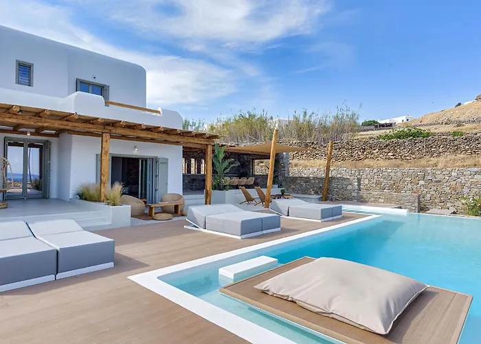 فيلة Yasemin - Mykonos Paradise - Views - Pool - Large Garden
