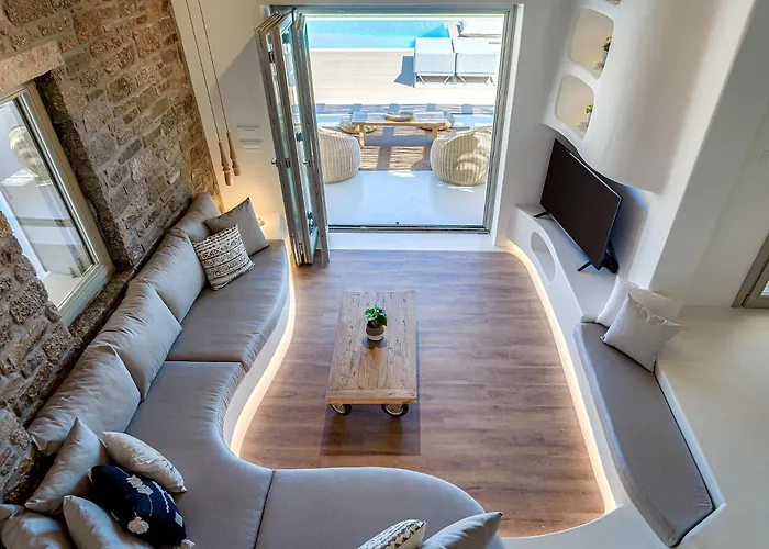 Villa Yasemin - Mykonos Paradise - Views - Pool - Large Garden Kalafatis