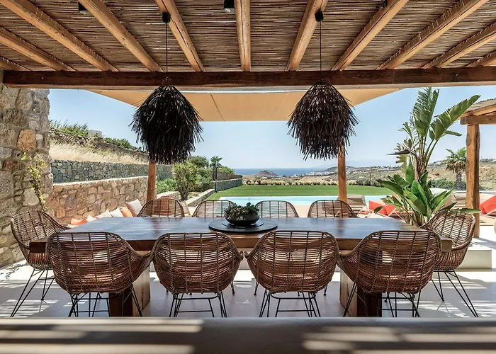 Yasemin - Mykonos Paradise - Views - Pool - Large Garden Kalafatis