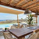 Villa Yasemin - Mykonos Paradise - Views - Pool - Large Garden Kalafatis