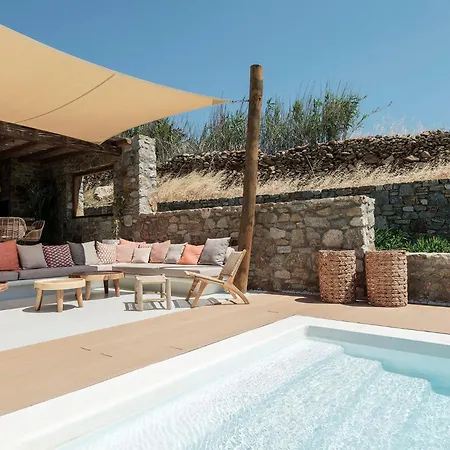 Villa Yasemin - Mykonos Paradise - Views - Pool - Large Garden Kalafatis