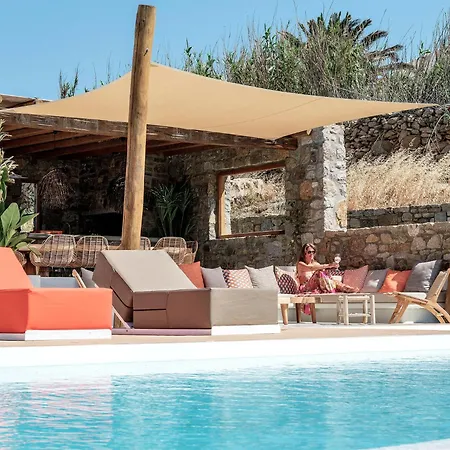 Yasemin - Mykonos Paradise - Views - Pool - Large Garden Villa Kalafatis