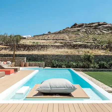 Villa Yasemin - Mykonos Paradise - Views - Pool - Large Garden Kalafatis
