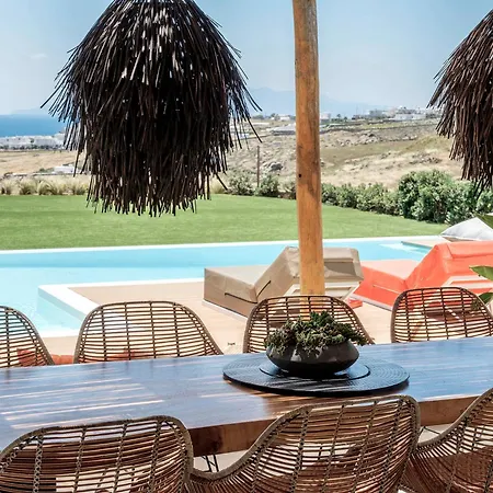 Villa Yasemin - Mykonos Paradise - Views - Pool - Large Garden Kalafatis