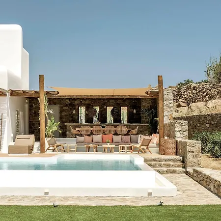 וילה Yasemin - Mykonos Paradise - Views - Pool - Large Garden