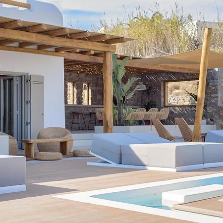Yasemin - Mykonos Paradise - Views - Pool - Large Garden Villa Kalafatis