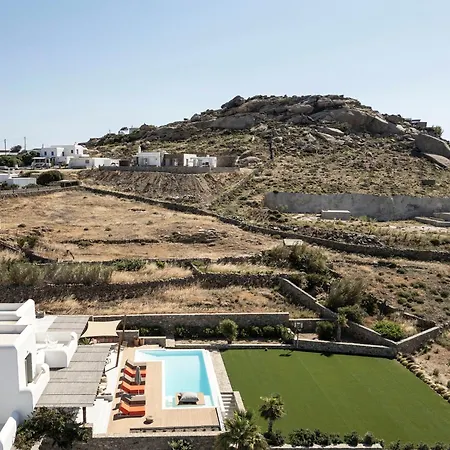 Villa Yasemin - Mykonos Paradise - Views - Pool - Large Garden Kalafatis