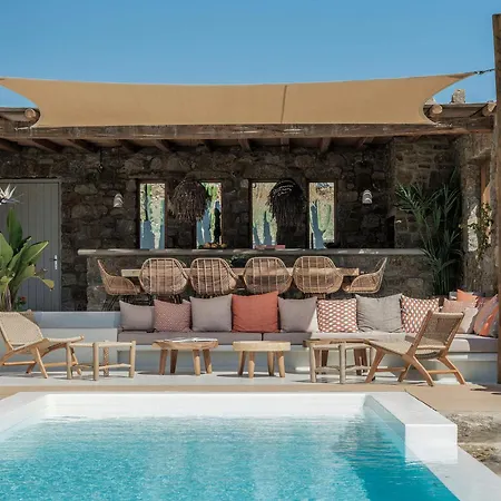 Yasemin - Mykonos Paradise - Views - Pool - Large Garden Kalafatis