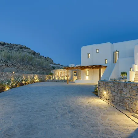 Villa Yasemin - Mykonos Paradise - Views - Pool - Large Garden Kalafatis