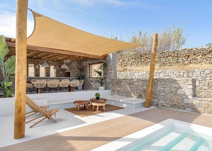 Yasemin - Mykonos Paradise - Views - Pool - Large Garden Kalafatis