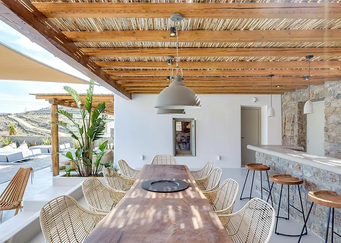 Yasemin - Mykonos Paradise - Views - Pool - Large Garden Villa Kalafáti