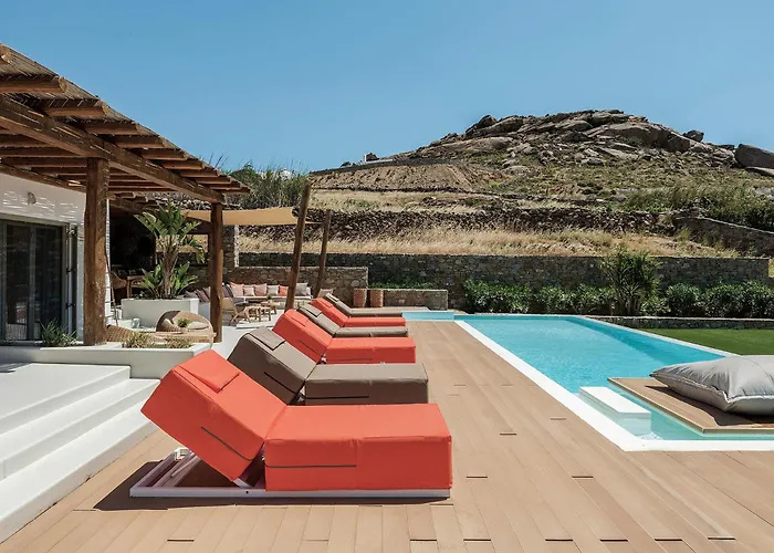 Yasemin - Mykonos Paradise - Views - Pool - Large Garden Kalafatis