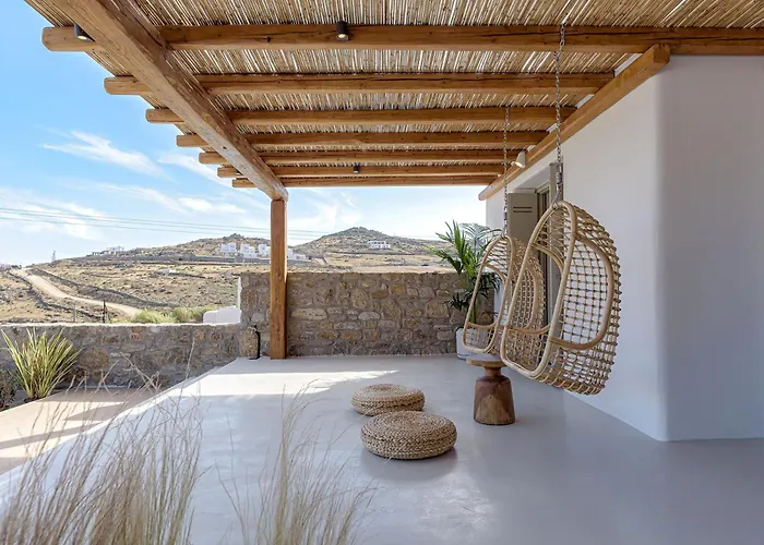 Yasemin - Mykonos Paradise - Views - Pool - Large Garden * 卡拉法蒂斯